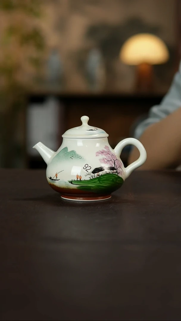 杯景德镇陶瓷杯碗柴烧多人