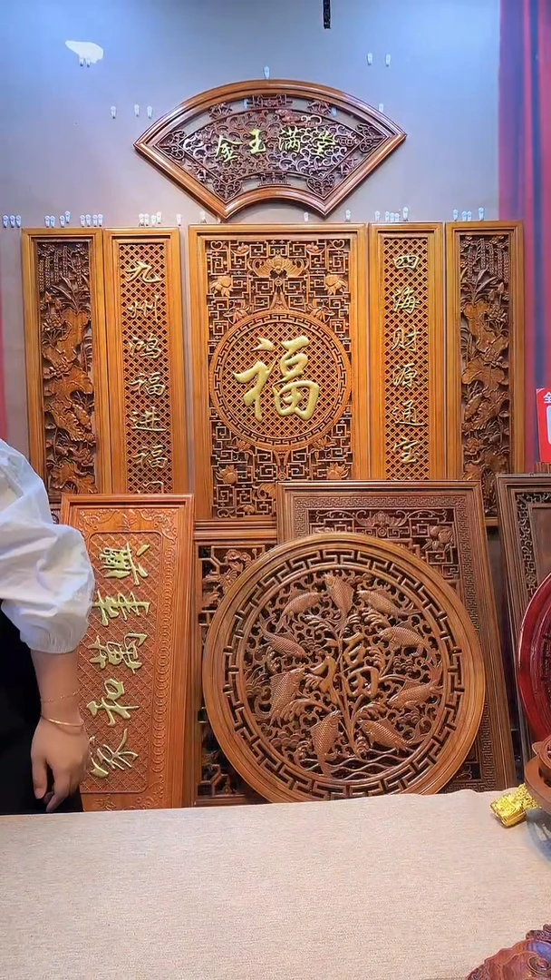 香榧木木雕款手工流苏2套