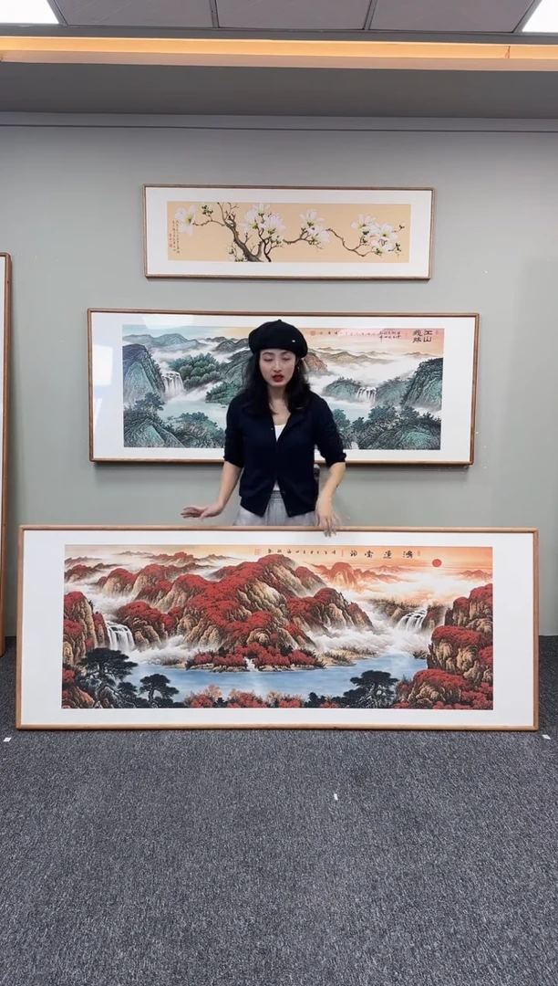 国画鸿运当头210*80