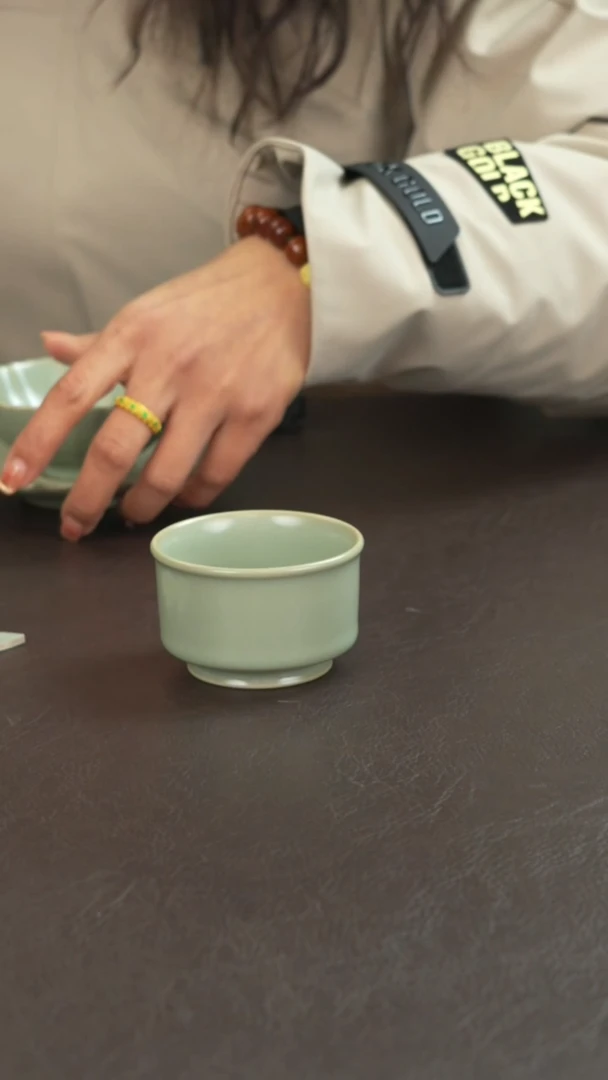 陶沉**金宣宝汝瓷原矿原釉手工作品微瑕