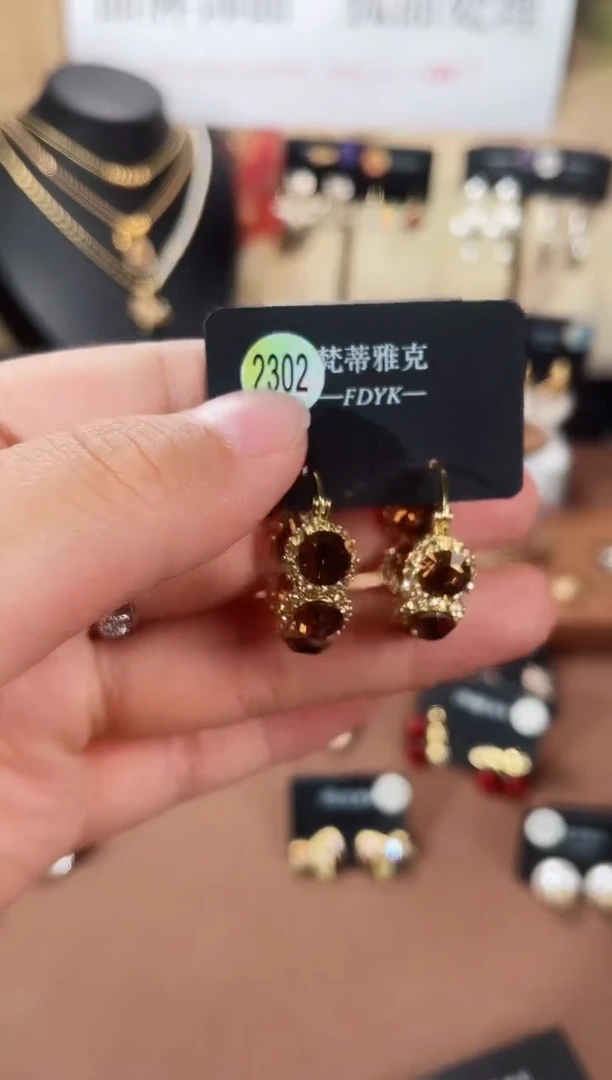 合金925银锆石梵2302