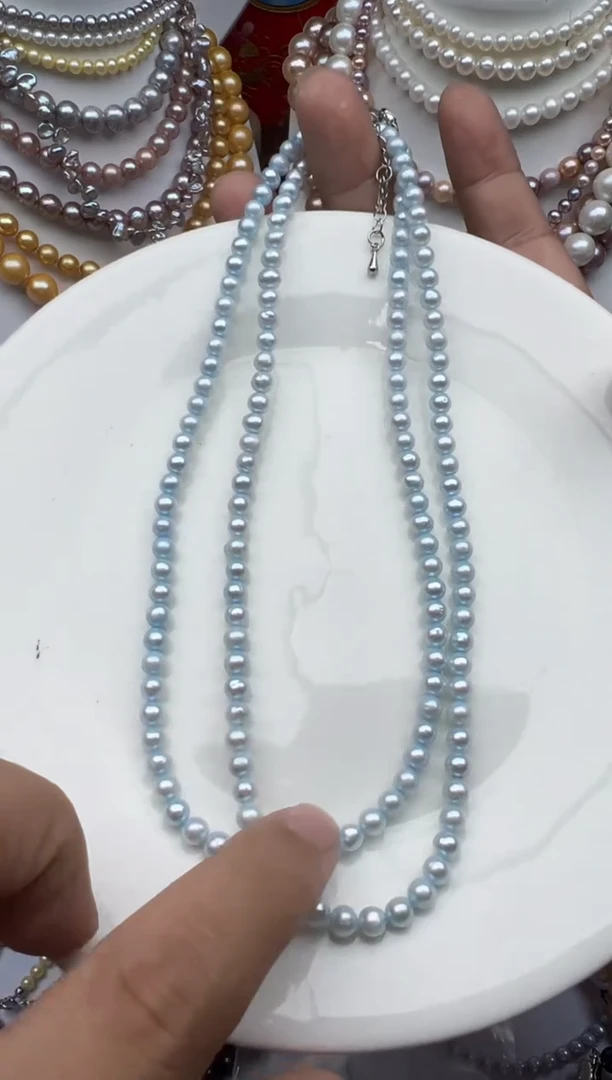 淡水珍珠未镶嵌颈饰1