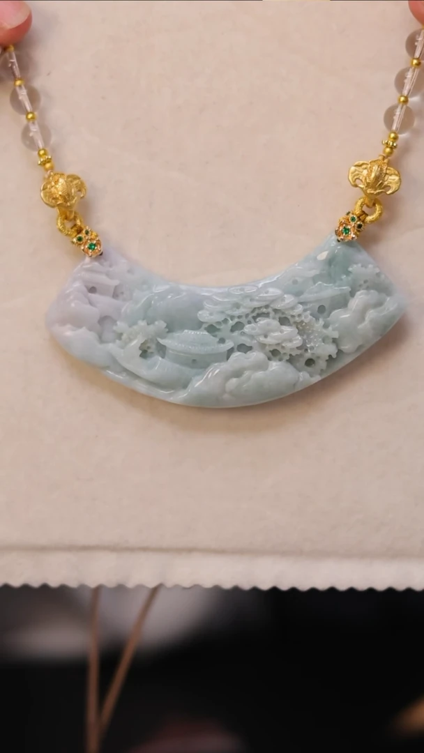 【闪购商品】翡翠颈饰未镶嵌24小时内发货质保A货