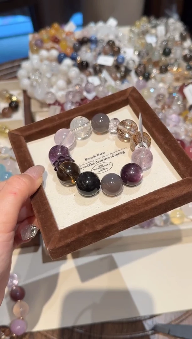 未镶嵌手串水晶）拍2单发一串 拍1单发单珠 默认微瑕 多样性发货