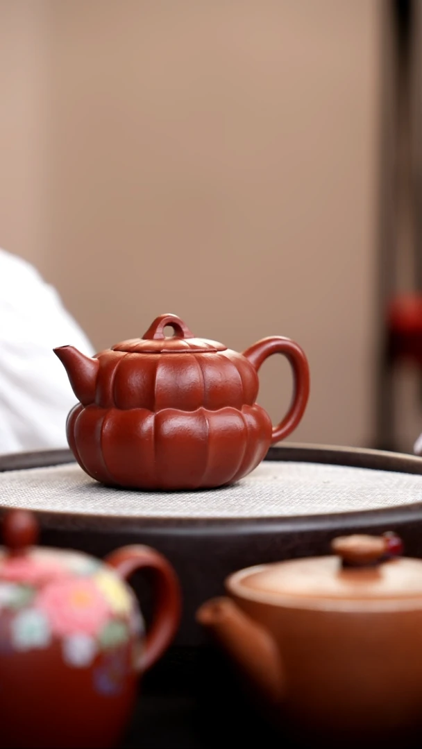 茶壶紫砂朱泥筋囊葫芦壶