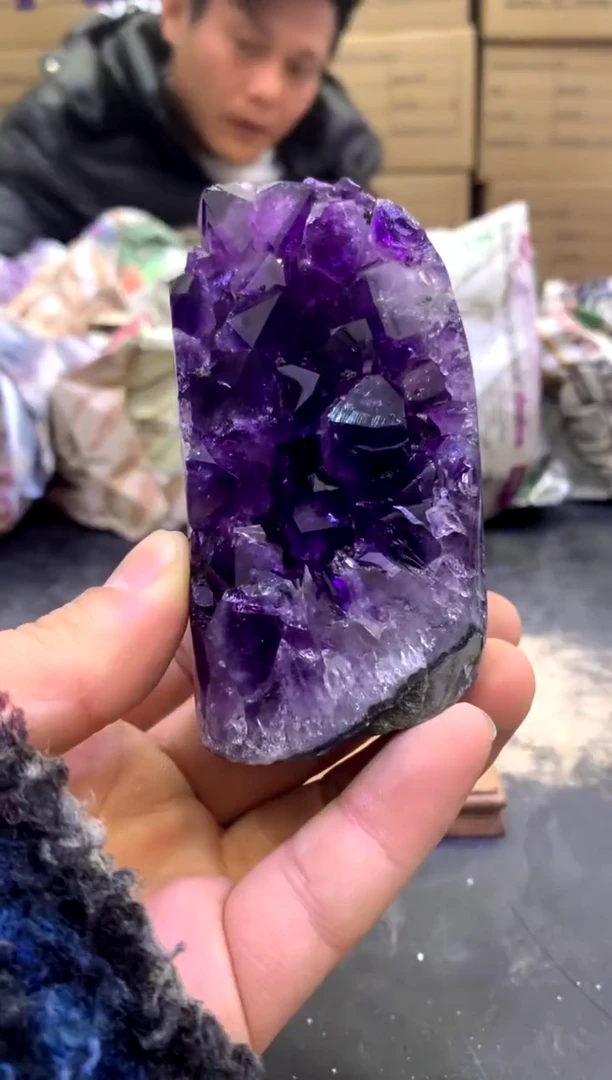 【闪购商品】水晶摆件未镶嵌天然高品质紫晶915