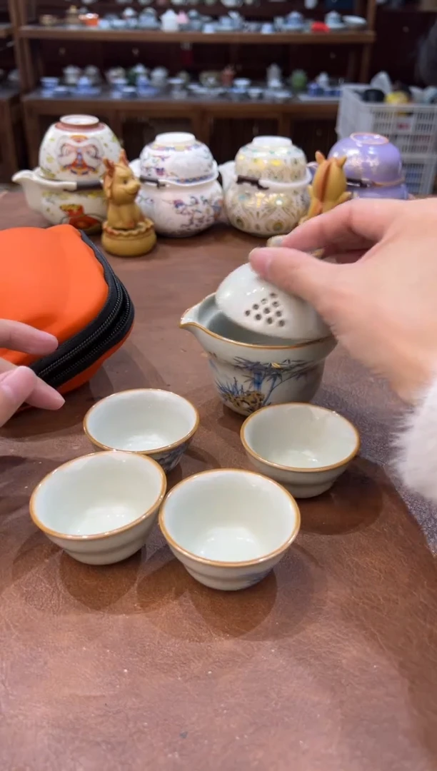 真的很便宜会开片的旅行茶具·1·