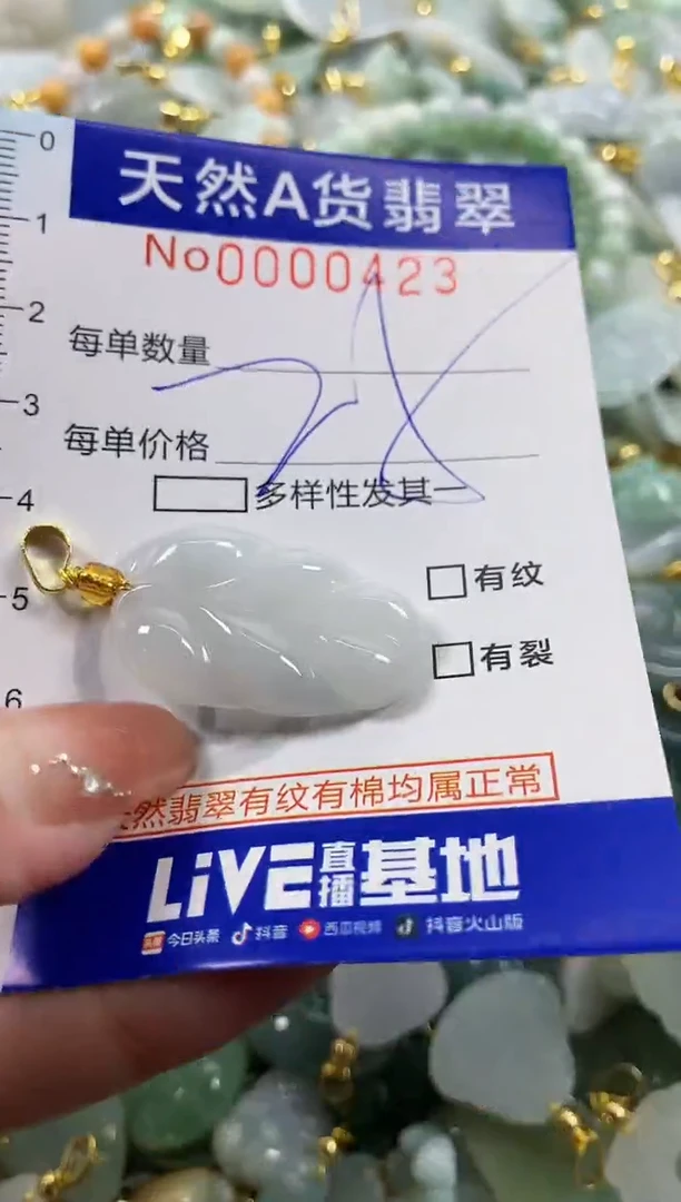 颈饰未镶嵌翡翠天然A货翡翠