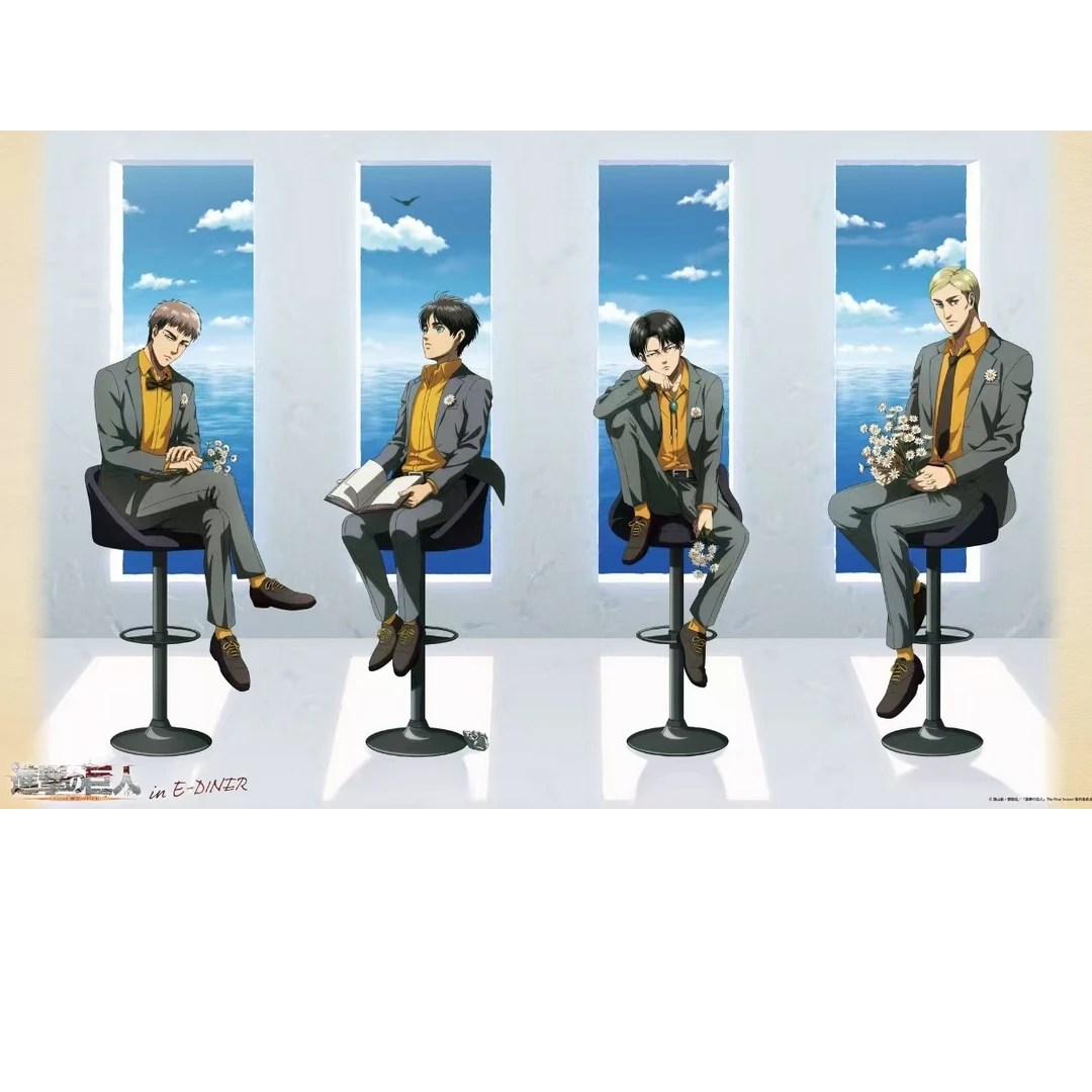 【国现88包邮】进击 巨人e-diner碧海蓝天系列吧唧