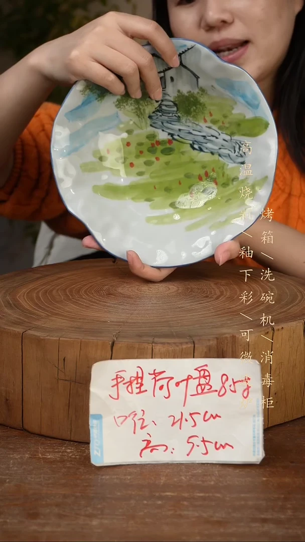 碗瓷景德镇手工手绘高温瓷釉下彩
