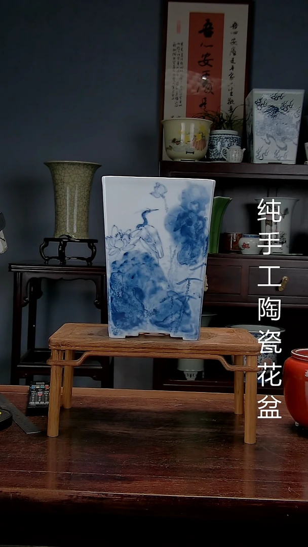 景德镇陶瓷手工花盆