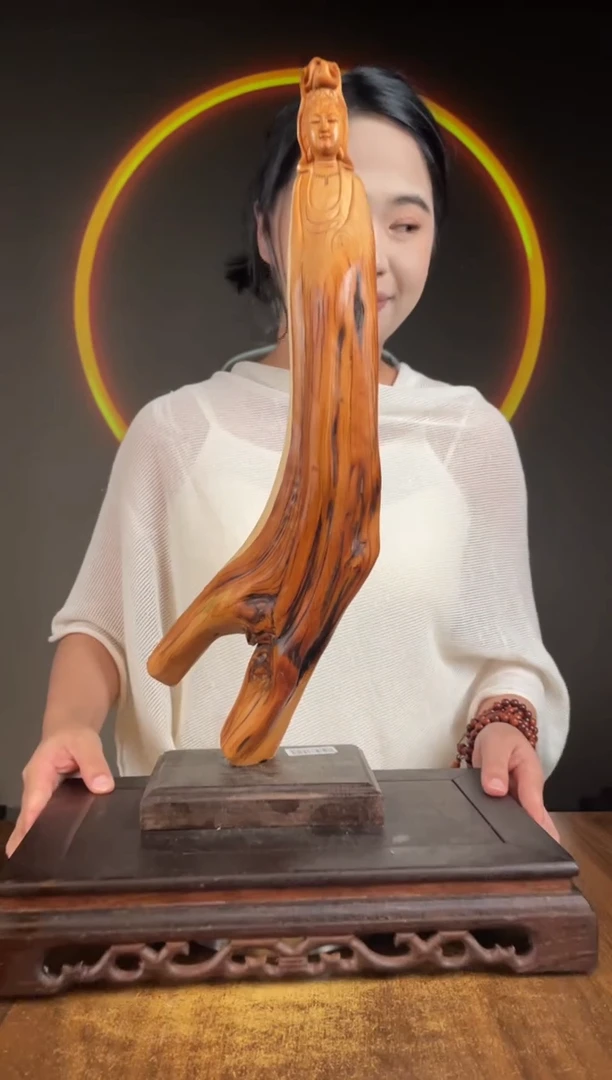 柏木（崖柏）手工摆件,先抢先得! 编号:125