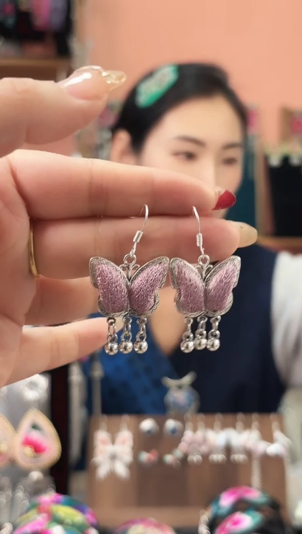 织绣艺枝独绣手工饰品41