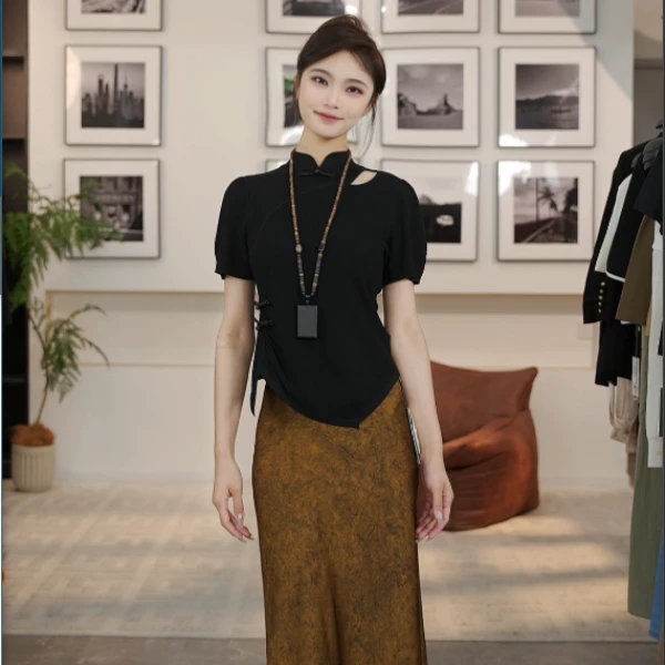 曼德诗夏季上新半身裙气质款152S0038