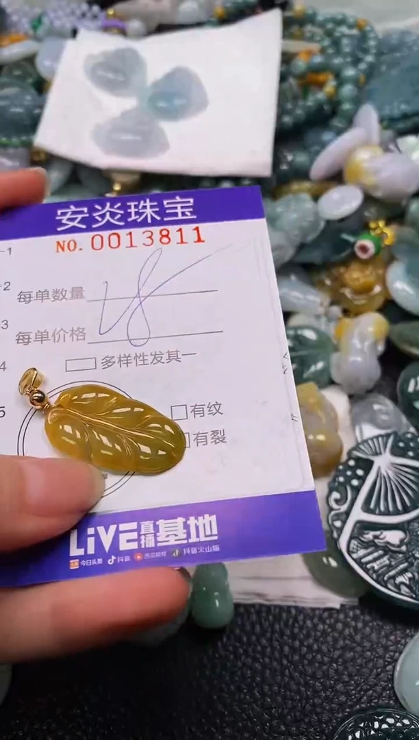 颈饰未镶嵌翡翠闪购0013811