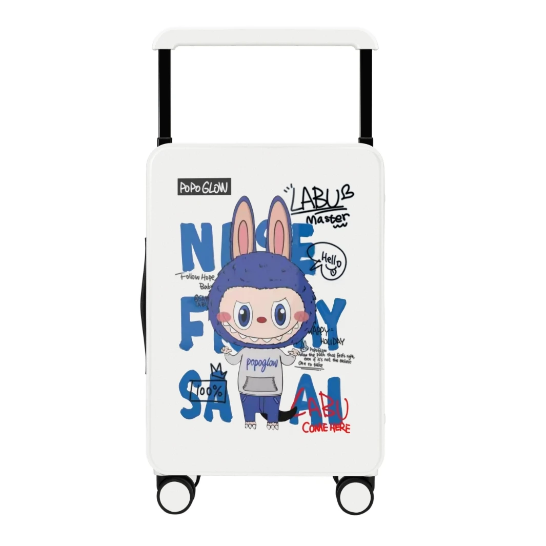 20寸旅行箱高颜值证件袋搭扣卡通行李箱万向轮24寸行李箱