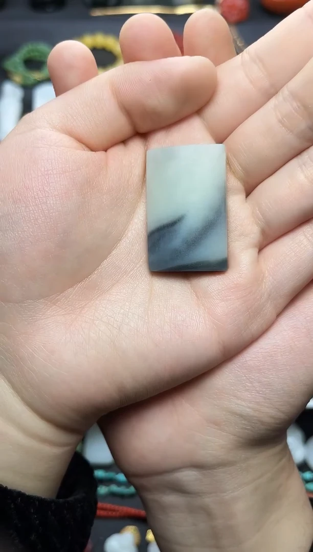 颈饰未镶嵌和田玉无事牌【定制】