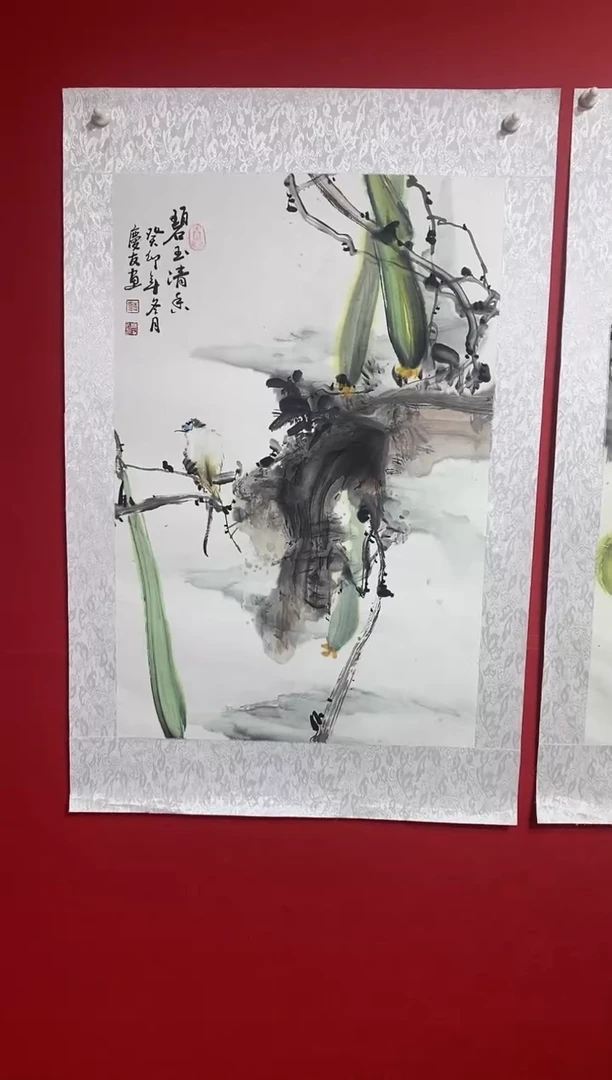 【闪购商品】国画LQY1498洋李庆友老师