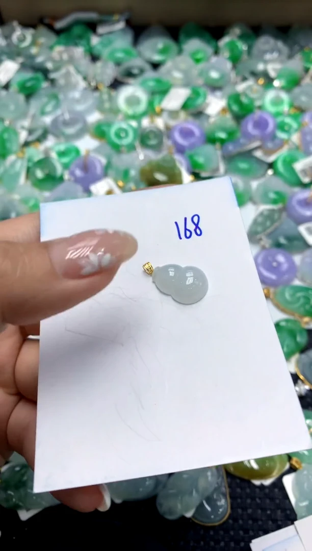 【闪购商品】翡翠颈饰18K金镶嵌111111111111111111