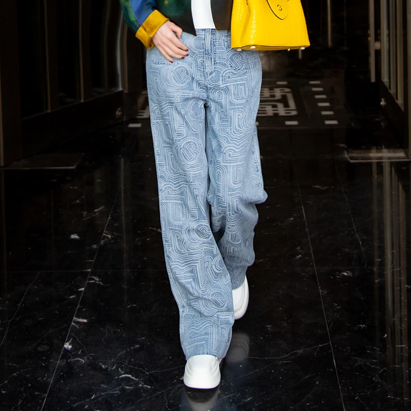 EDFNOT/杨红霞汝意YK定制牛仔裤