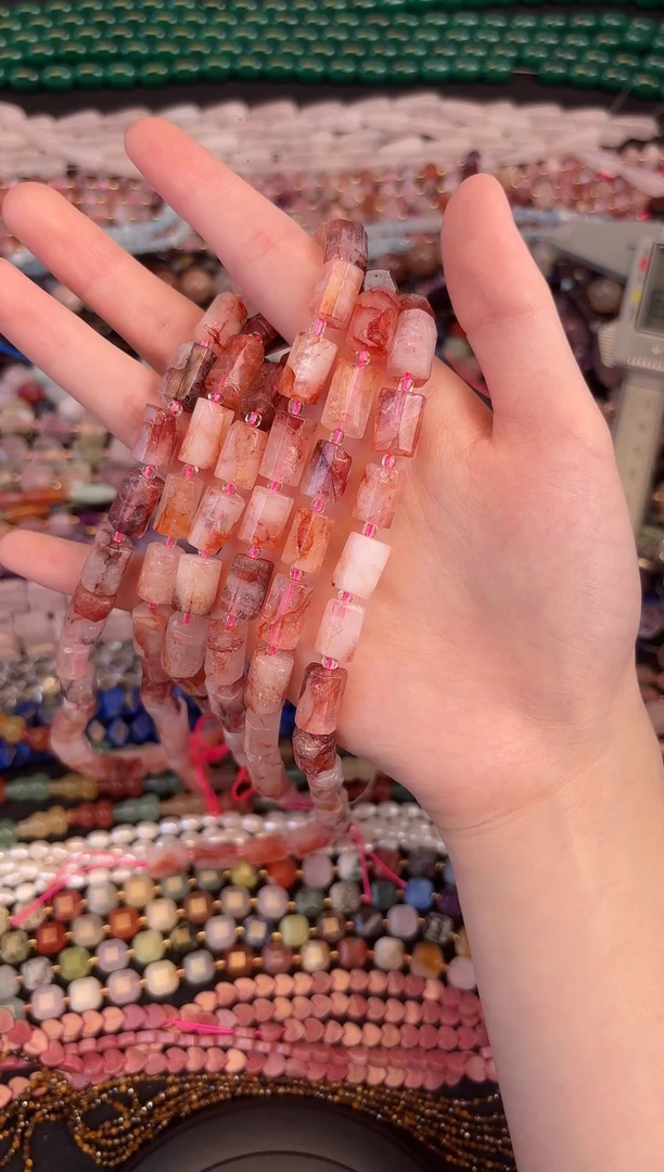 玛瑙/玉髓未镶嵌珠宝半成品红胶花