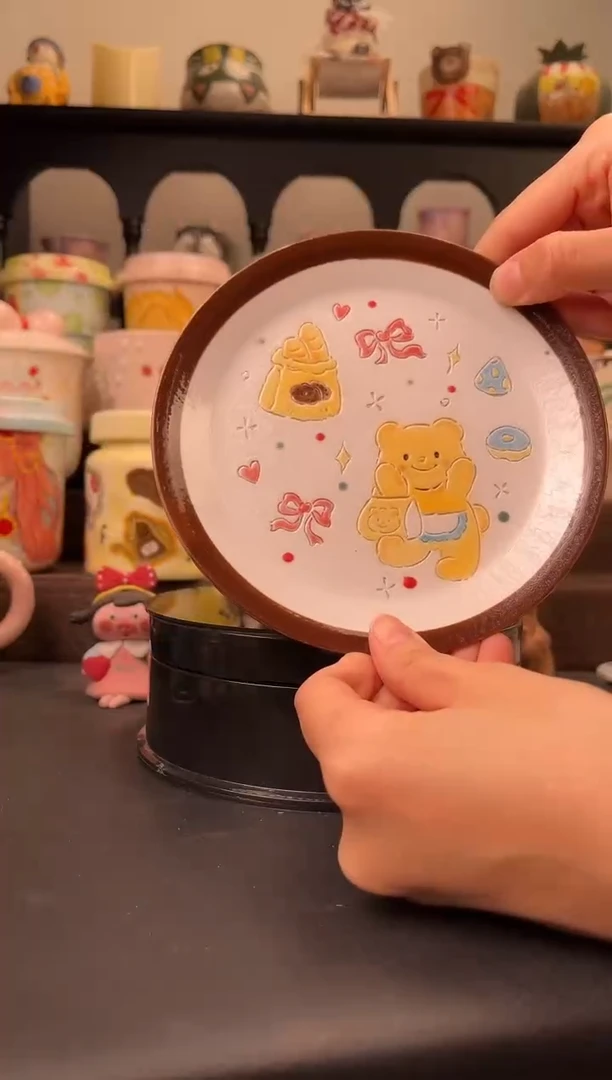 摆件B831文创手绘陶瓷