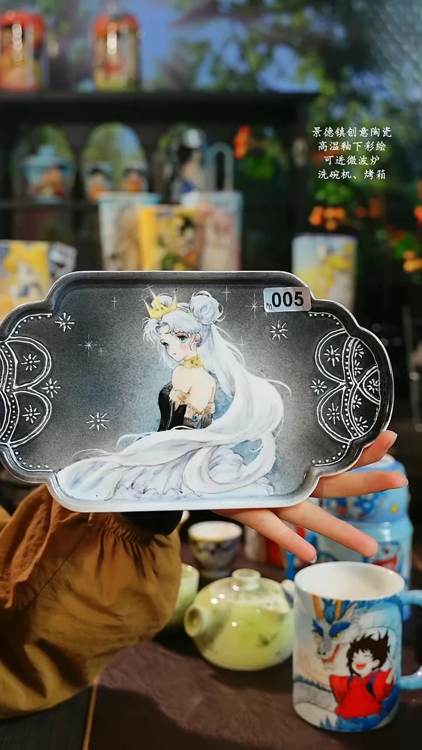 景德镇高温釉下彩纯手工手绘005