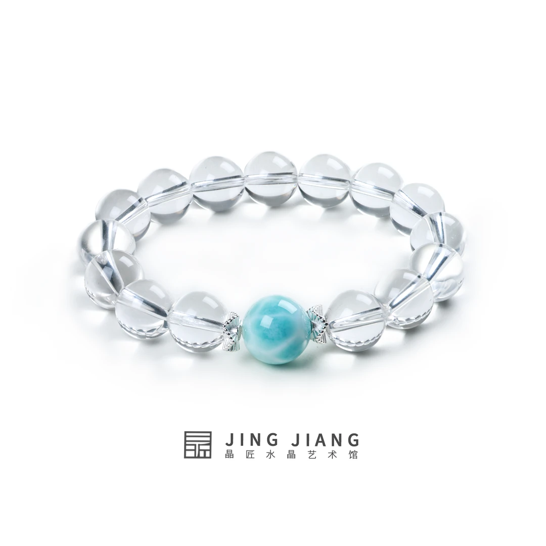 白水晶星辰大海设计款手串12mm+多样性发一  编号-Z24645精选