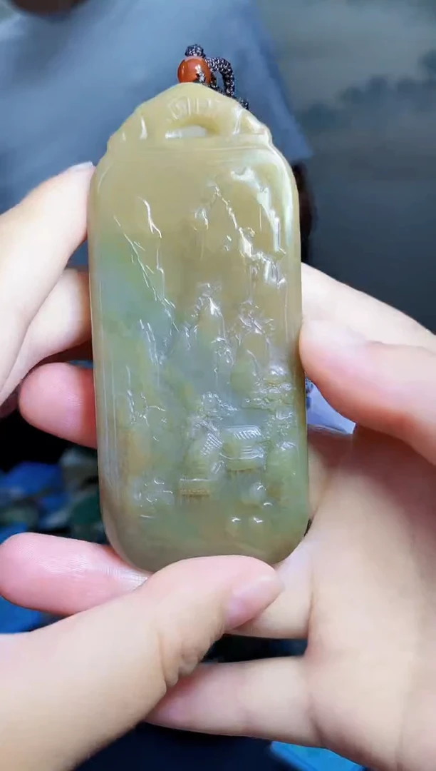 和田玉未镶嵌颈饰1