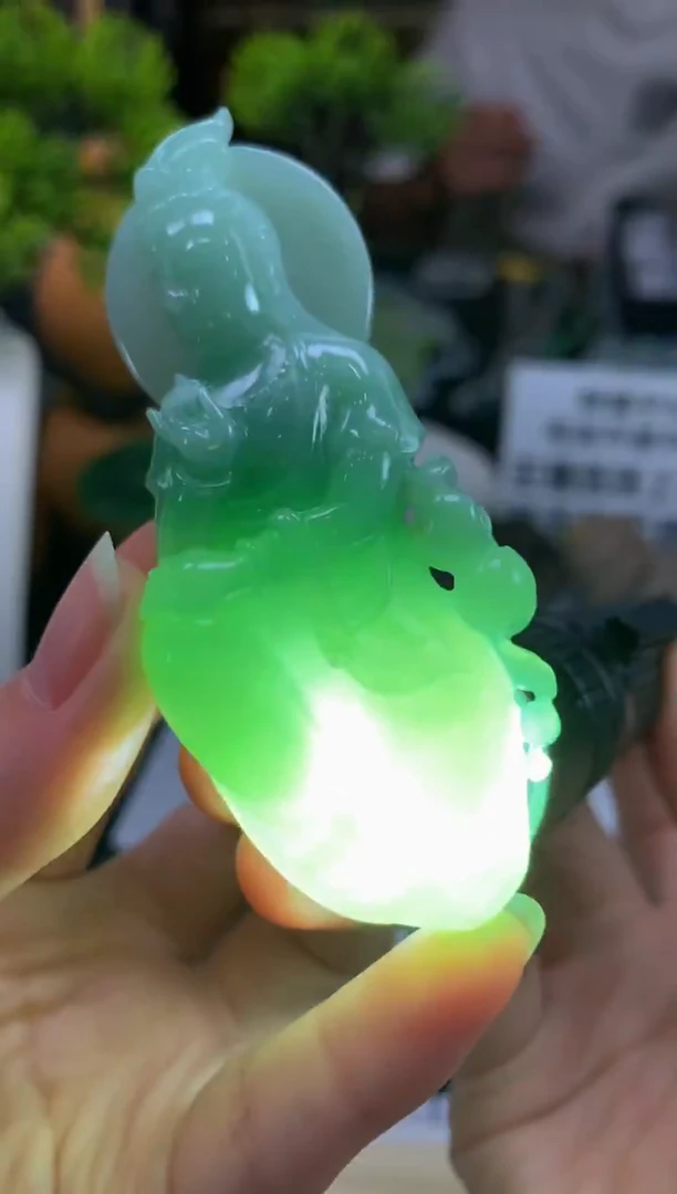 未镶嵌定制翡翠知**人-116547总价9800补8800