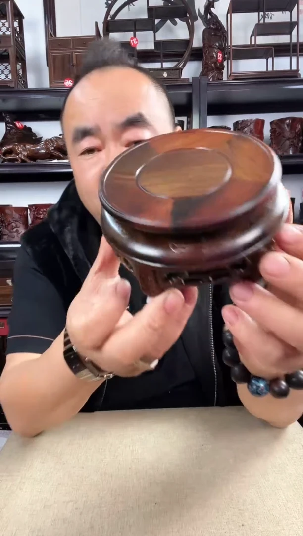 木老李红木工艺品112瑕疵