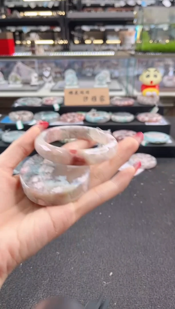 未镶嵌手镯石英质玉59圈口（赠品镯心）6886259