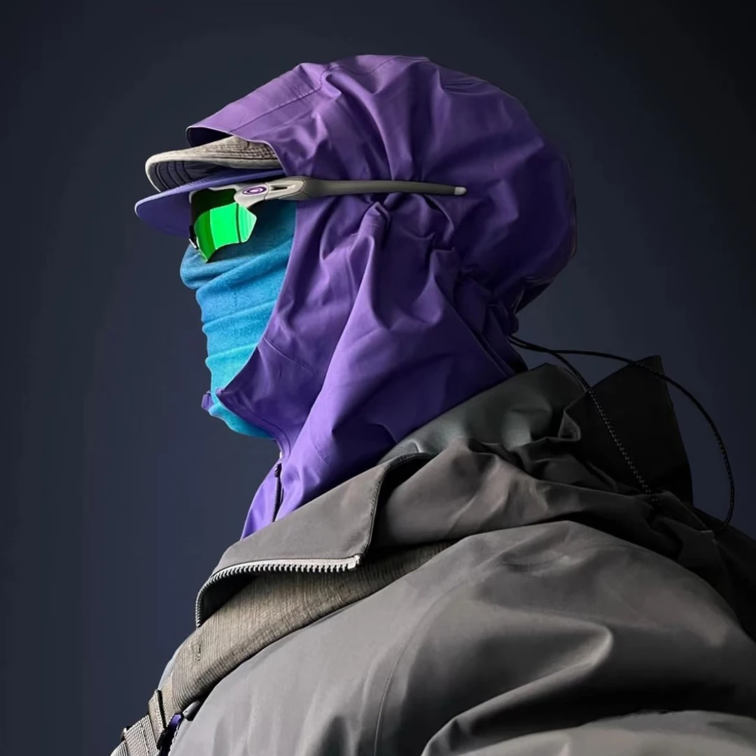 户外全压胶冲锋衣运动外套男女春秋防风防水徒步旅行登山服2512