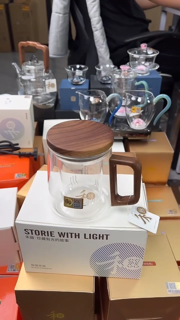 @@禾器晶彩木笙杯