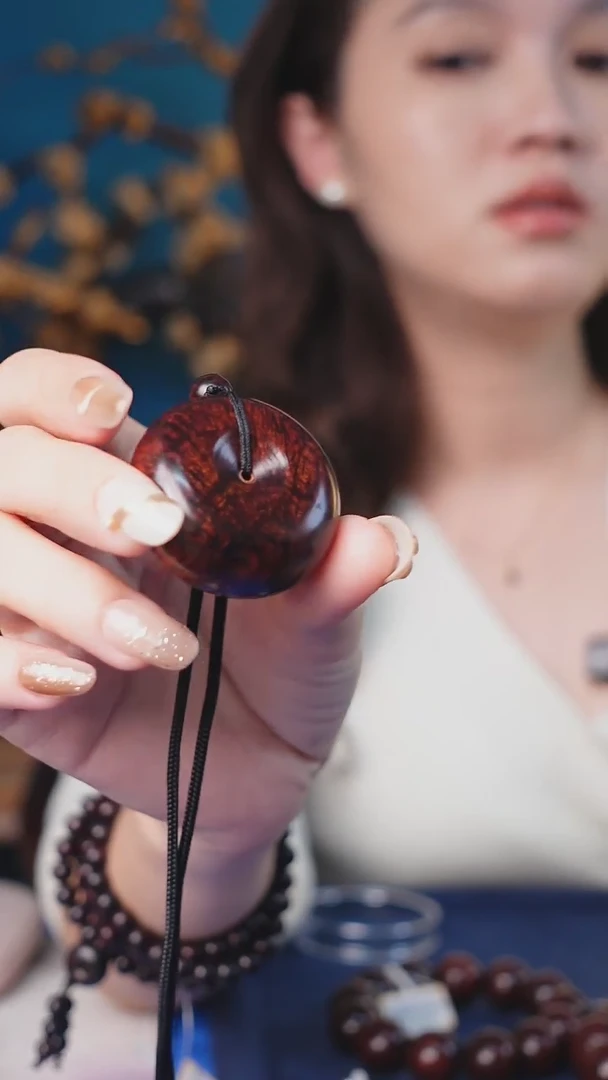 【闪购商品】木本降真香红降花梨公平安扣23g