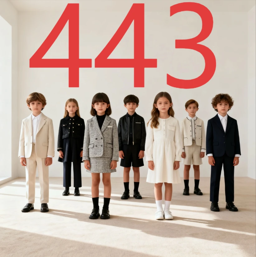 AA 编码443儿童2025童装冬季新款时尚棉服外套YMR4SA121