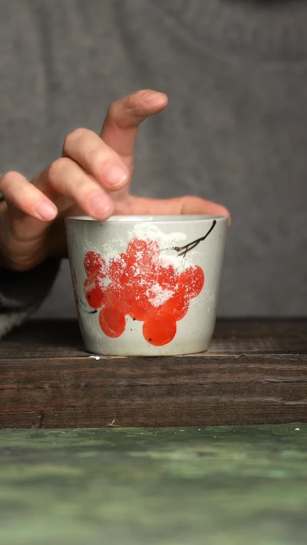 【闪购商品】杯青诗手工手绘瓷器