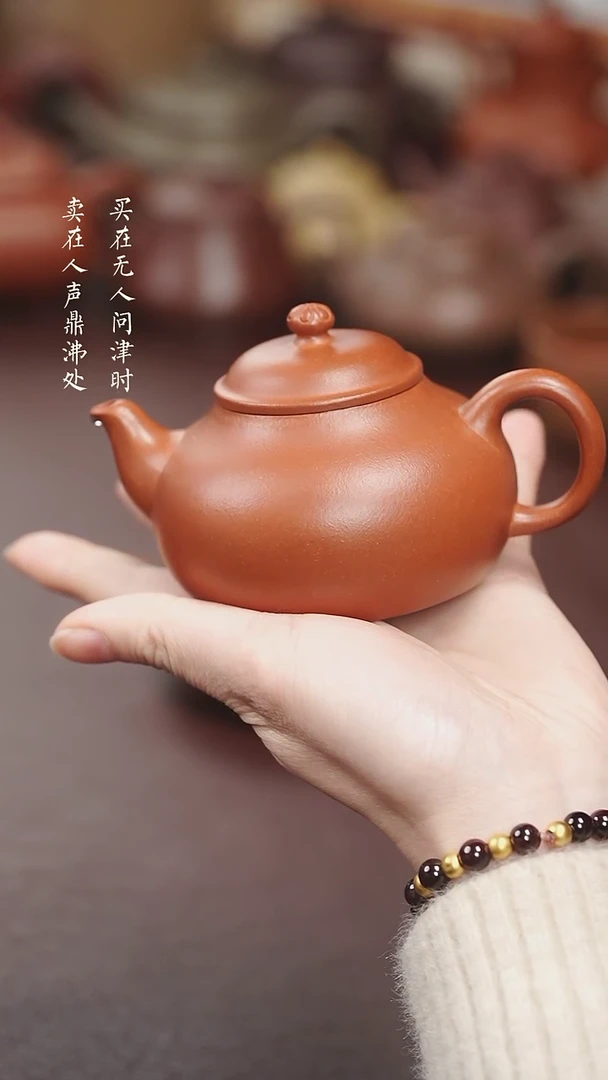 【闪购商品】紫砂茶壶堵程尧降坡泥菊蕾