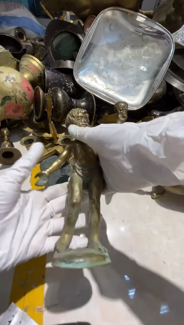 茶盏大阪回流商品铜器摆件79