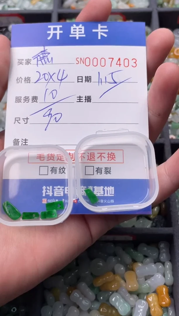 【闪购商品】翡翠颈饰未镶嵌00007403