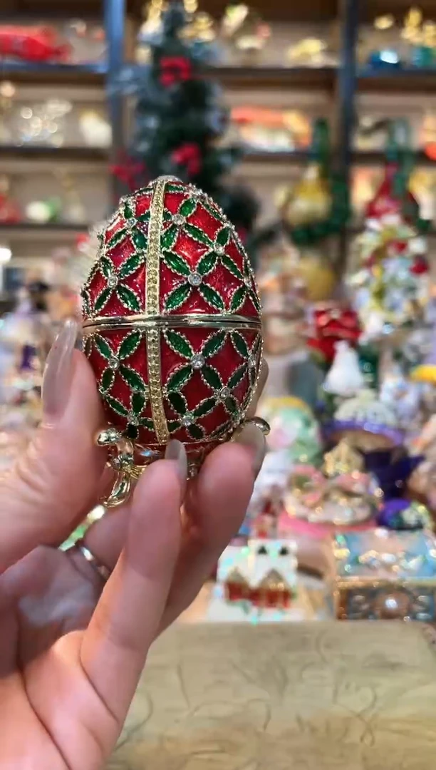 【闪购商品】珐琅彩首饰收纳盒