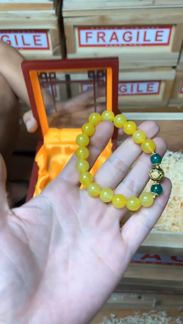 合金手链玛瑙/玉髓玉见文玩云仓
