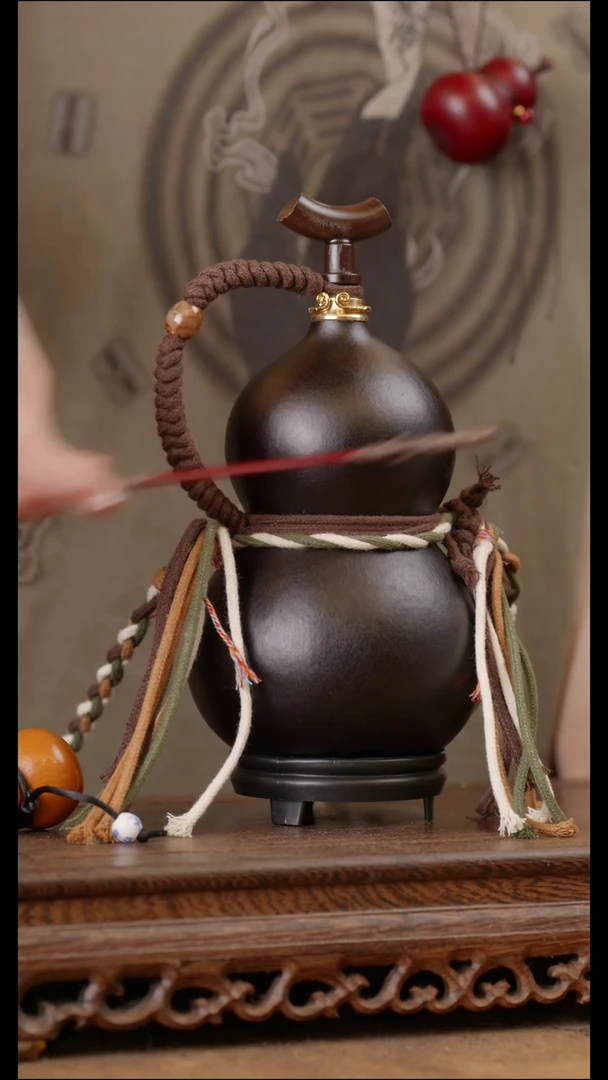 186号精品天然大漆酒葫芦一物一拍~