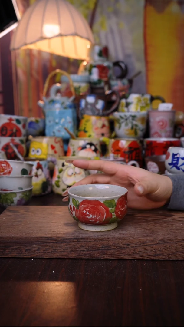 杯子泥垚手作 景德镇手工手绘陶瓷器物