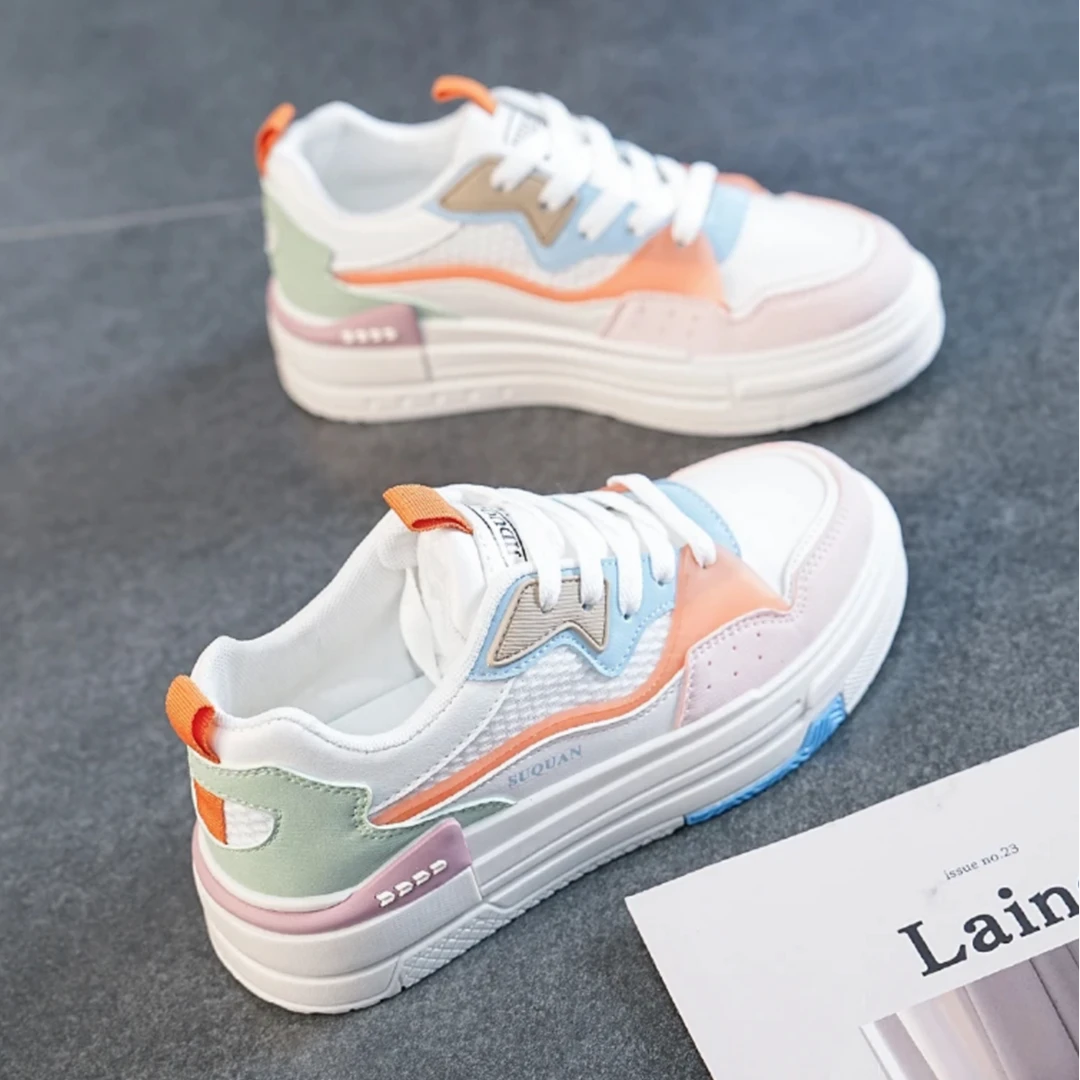 2025透气休闲户外女鞋网面休闲鞋春夏新款软底软面