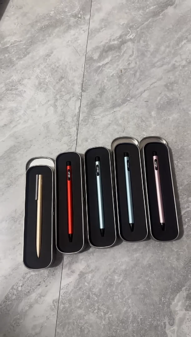 贝发-旋转金属中性笔2支随机