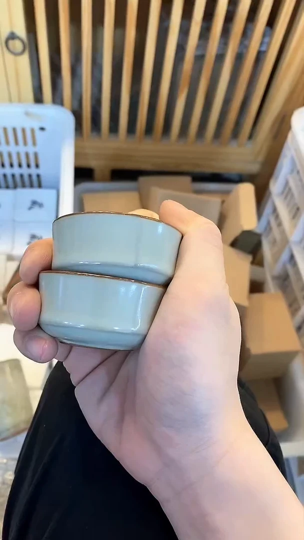 瓷片陶瓷茶器孤品2个