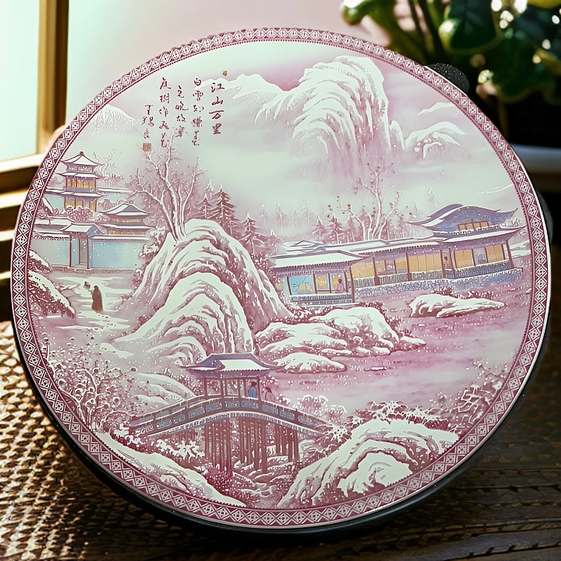 景德镇高温陶瓷赏盘 王老师