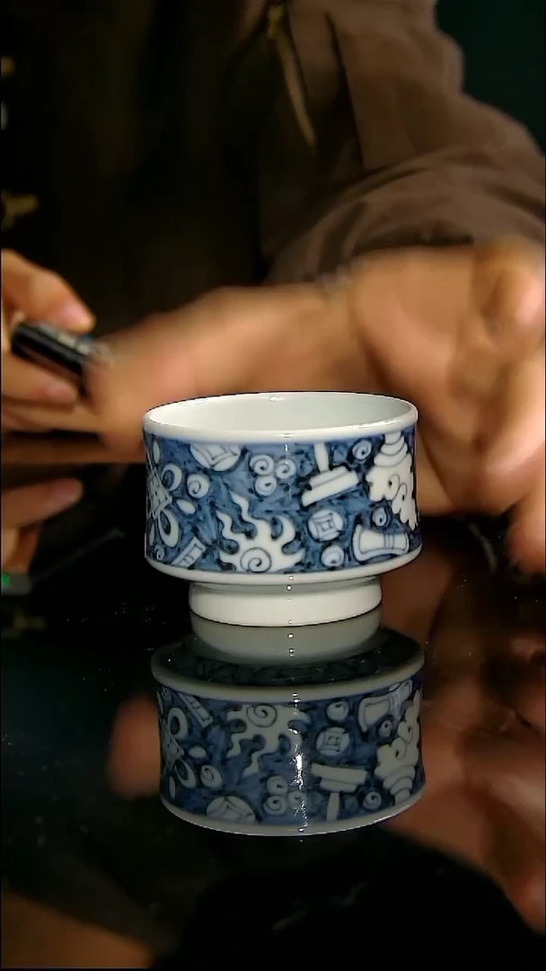 杯子瓷景德镇手工手绘茶器