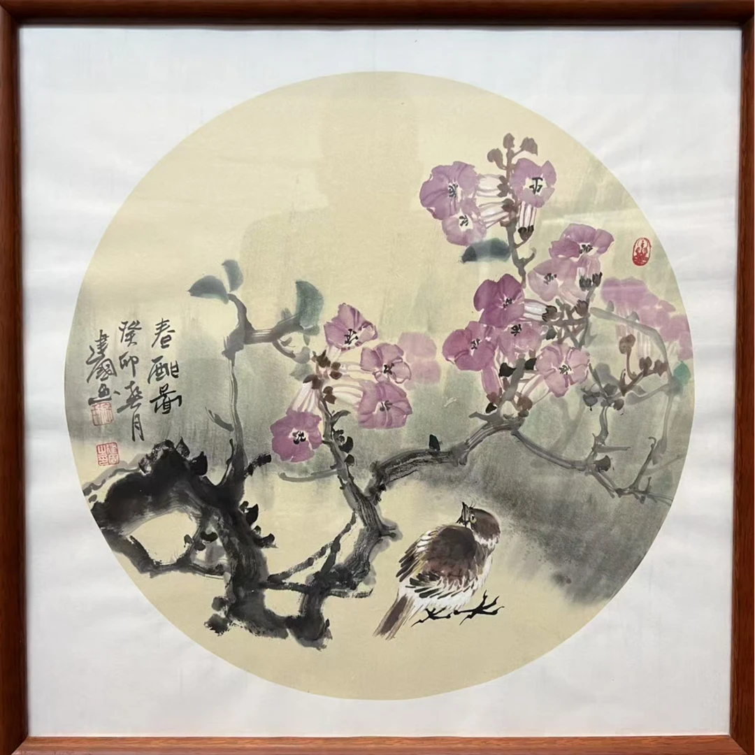 施老师写意花鸟国画作品